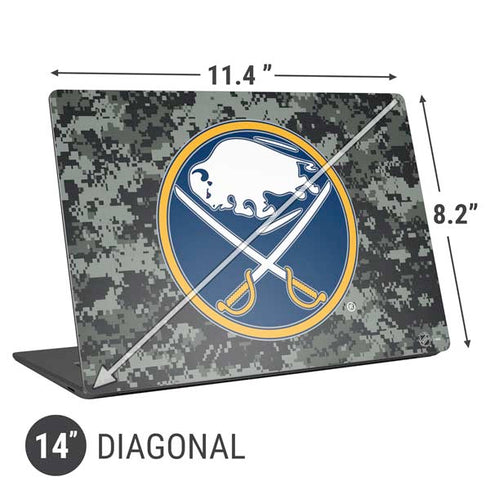 NHL Buffalo Sabres Camo Universal Laptop 14in (11.4 x 8.2in) Skin