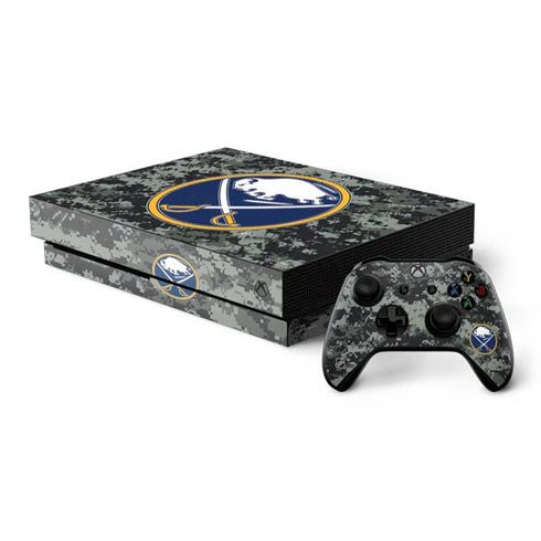 NHL Buffalo Sabres Camo Xbox One X Bundle Skin