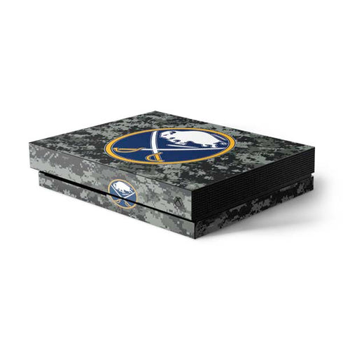NHL Buffalo Sabres Camo Xbox One X Console Skin