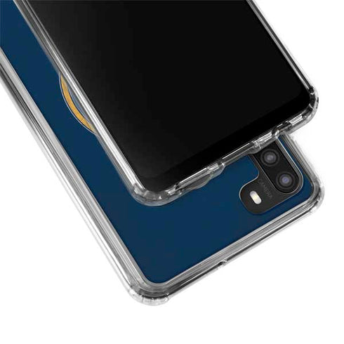 NHL Buffalo Sabres Distressed Galaxy A21 Clear Case