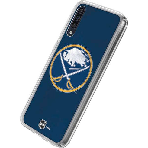 NHL Buffalo Sabres Distressed Galaxy A50 Clear Case