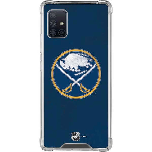 NHL Buffalo Sabres Distressed Galaxy A51 5G Clear Case