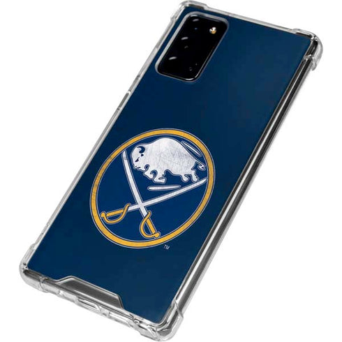 NHL Buffalo Sabres Distressed Galaxy Note20 5G Clear Case