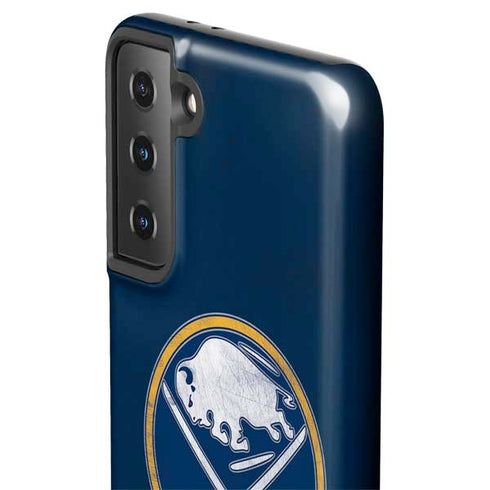 NHL Buffalo Sabres Distressed Galaxy S21 Plus 5G Pro Case