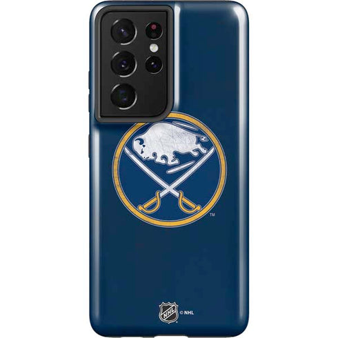 NHL Buffalo Sabres Distressed Galaxy S21 Ultra 5G Pro Case