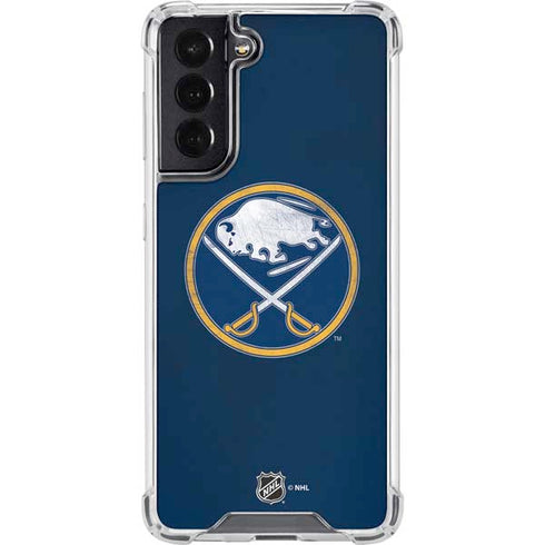 NHL Buffalo Sabres Distressed Galaxy S22 Clear Case
