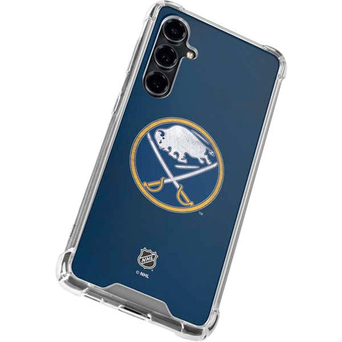 NHL Buffalo Sabres Distressed Galaxy S23 FE Clear Case