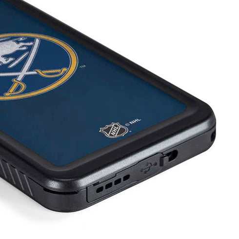 NHL Buffalo Sabres Distressed Galaxy S23 Plus Waterproof Case