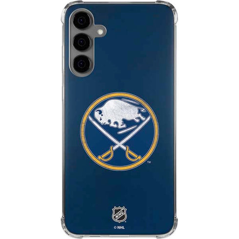 NHL Buffalo Sabres Distressed Galaxy S24 Plus Clear Case