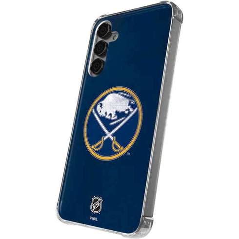 NHL Buffalo Sabres Distressed Galaxy S24 Plus Clear Case