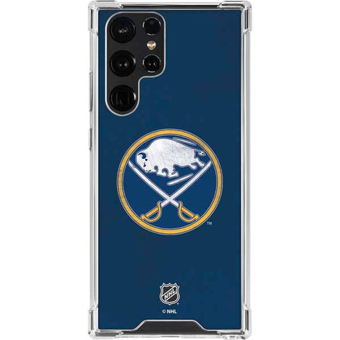 NHL Buffalo Sabres Distressed Galaxy S24 Ultra Clear Case