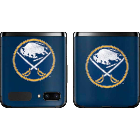 NHL Buffalo Sabres Distressed Galaxy Z Flip Skin
