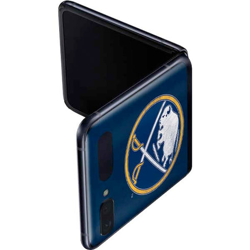 NHL Buffalo Sabres Distressed Galaxy Z Flip Skin