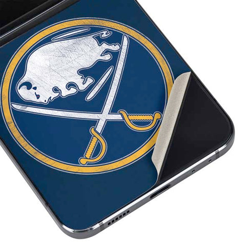 NHL Buffalo Sabres Distressed Galaxy Z Flip5 5G Skin