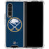 NHL Buffalo Sabres Distressed Galaxy Z Fold4 5G Clear Case