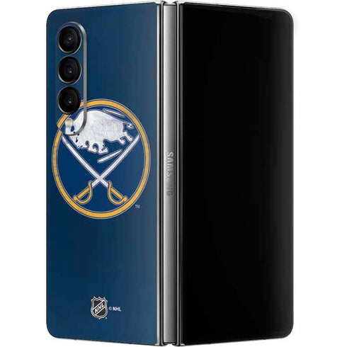 NHL Buffalo Sabres Distressed Galaxy Z Fold4 5G Skin