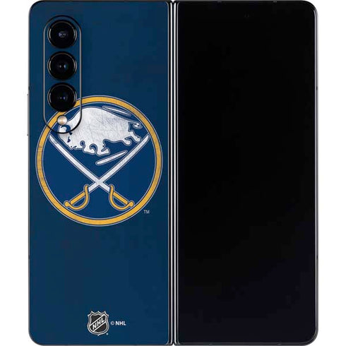 NHL Buffalo Sabres Distressed Galaxy Z Fold4 5G Skin