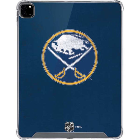 NHL Buffalo Sabres Distressed iPad Pro 12.9in (2020) Clear Case