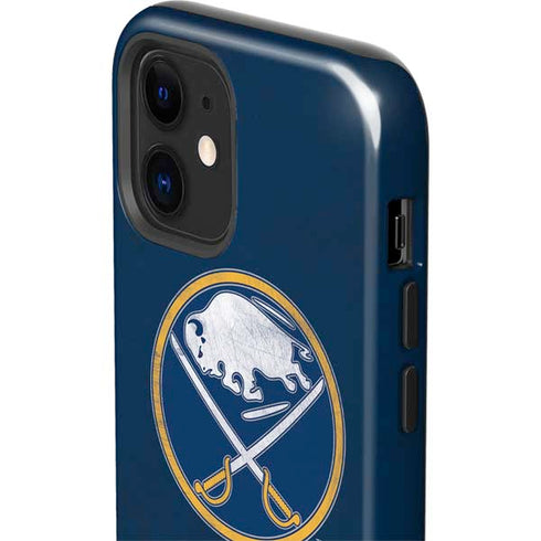 NHL Buffalo Sabres Distressed iPhone 12 Impact Case