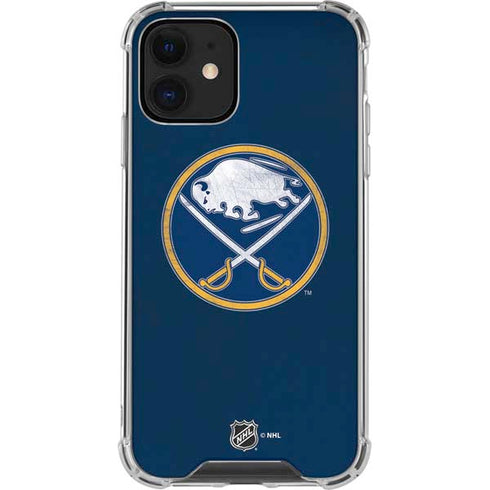 NHL Buffalo Sabres Distressed iPhone 12 Mini Clear Case