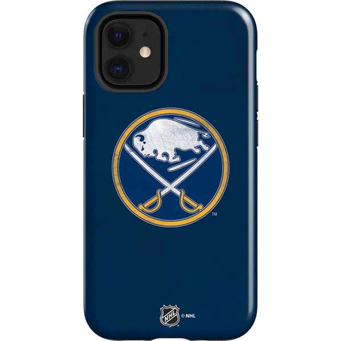 NHL Buffalo Sabres Distressed iPhone 12 Mini Impact Case