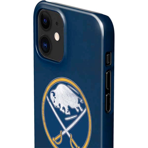 NHL Buffalo Sabres Distressed iPhone 12 Mini Lite Case