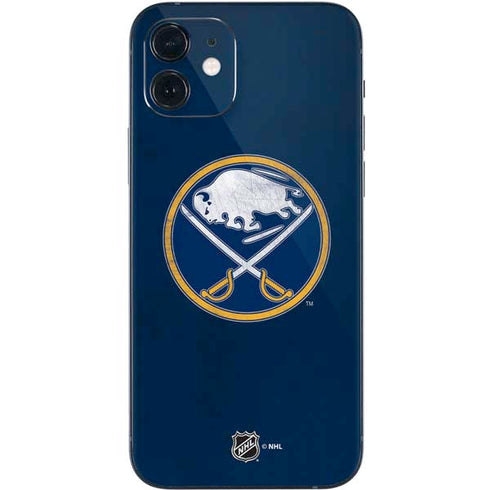 NHL Buffalo Sabres Distressed iPhone 12 Mini Skin