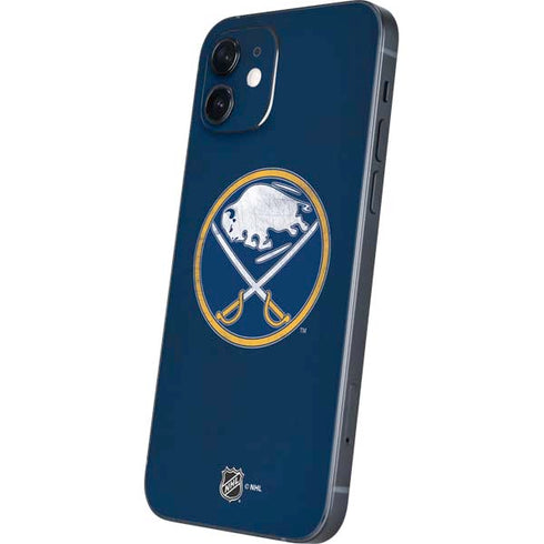 NHL Buffalo Sabres Distressed iPhone 12 Mini Skin