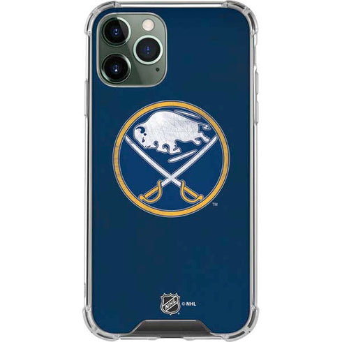 NHL Buffalo Sabres Distressed iPhone 12 Pro Clear Case