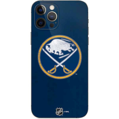 NHL Buffalo Sabres Distressed iPhone 12 Pro Skin