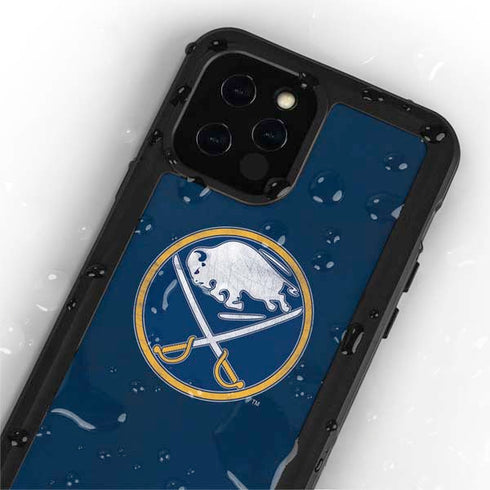 NHL Buffalo Sabres Distressed iPhone 12 Pro Waterproof Case