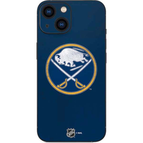 NHL Buffalo Sabres Distressed iPhone 13 Mini Skin