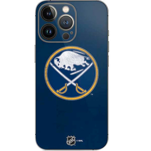 NHL Buffalo Sabres Distressed iPhone 13 Pro Skin
