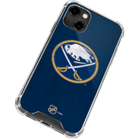 NHL Buffalo Sabres Distressed iPhone 14 Clear Case