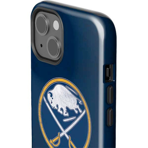 NHL Buffalo Sabres Distressed iPhone 14 Plus Impact Case