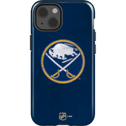 NHL Buffalo Sabres Distressed iPhone 15 Impact Case