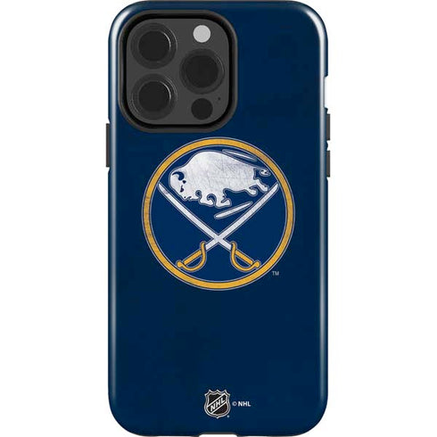 NHL Buffalo Sabres Distressed iPhone 15 Pro Impact Case