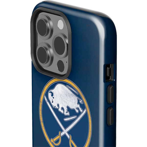 NHL Buffalo Sabres Distressed iPhone 14 Pro Impact Case