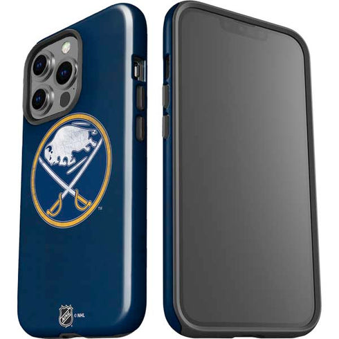 NHL Buffalo Sabres Distressed iPhone 14 Pro Impact Case