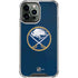 NHL Buffalo Sabres Distressed iPhone 14 Pro Max Clear Case