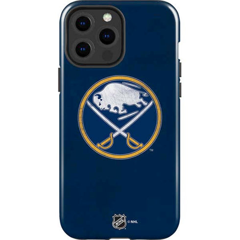 NHL Buffalo Sabres Distressed iPhone 15 Pro Max Impact Case