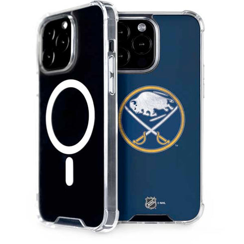 NHL Buffalo Sabres Distressed iPhone 14 Pro Max MagSafe Case