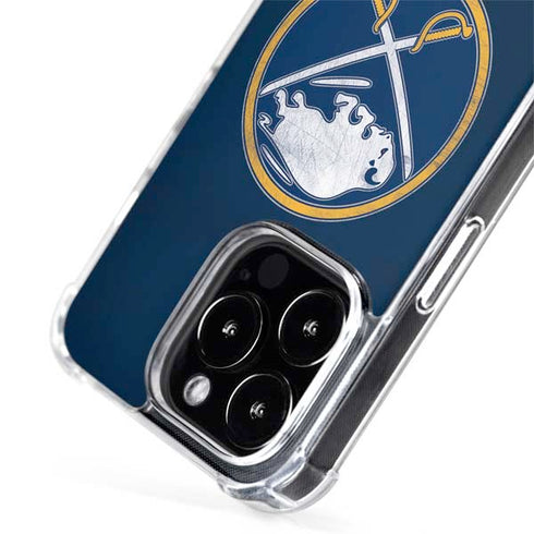 NHL Buffalo Sabres Distressed iPhone 15 Pro Max MagSafe Case