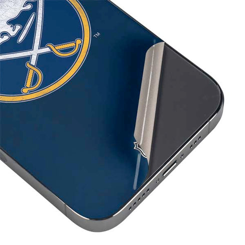 NHL Buffalo Sabres Distressed iPhone 14 Pro Skin