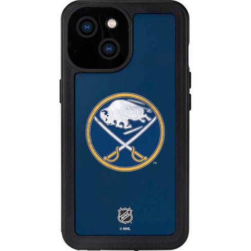 NHL Buffalo Sabres Distressed iPhone 15 Waterproof Case