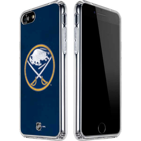 NHL Buffalo Sabres Distressed iPhone SE (2nd & 3rd Gen) Clear Case