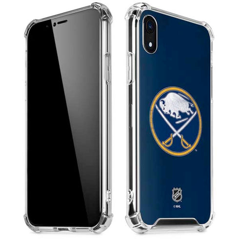 NHL Buffalo Sabres Distressed iPhone XR Clear Case