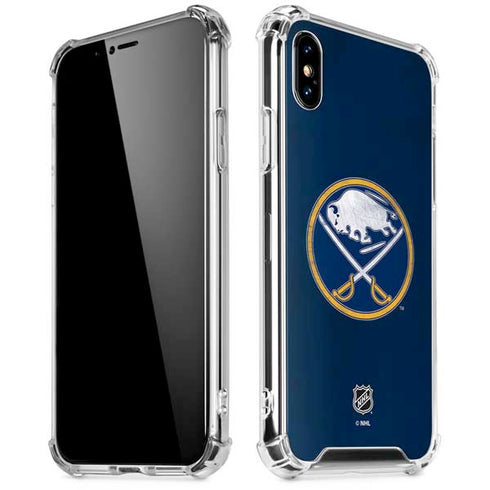 NHL Buffalo Sabres Distressed iPhone XS Max Clear Case