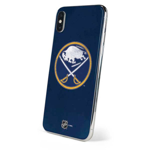 NHL Buffalo Sabres Distressed iPhone XS Max Skin