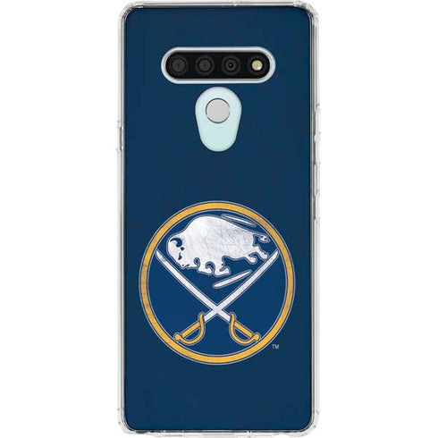 NHL Buffalo Sabres Distressed LG Stylo 6 Clear Case
